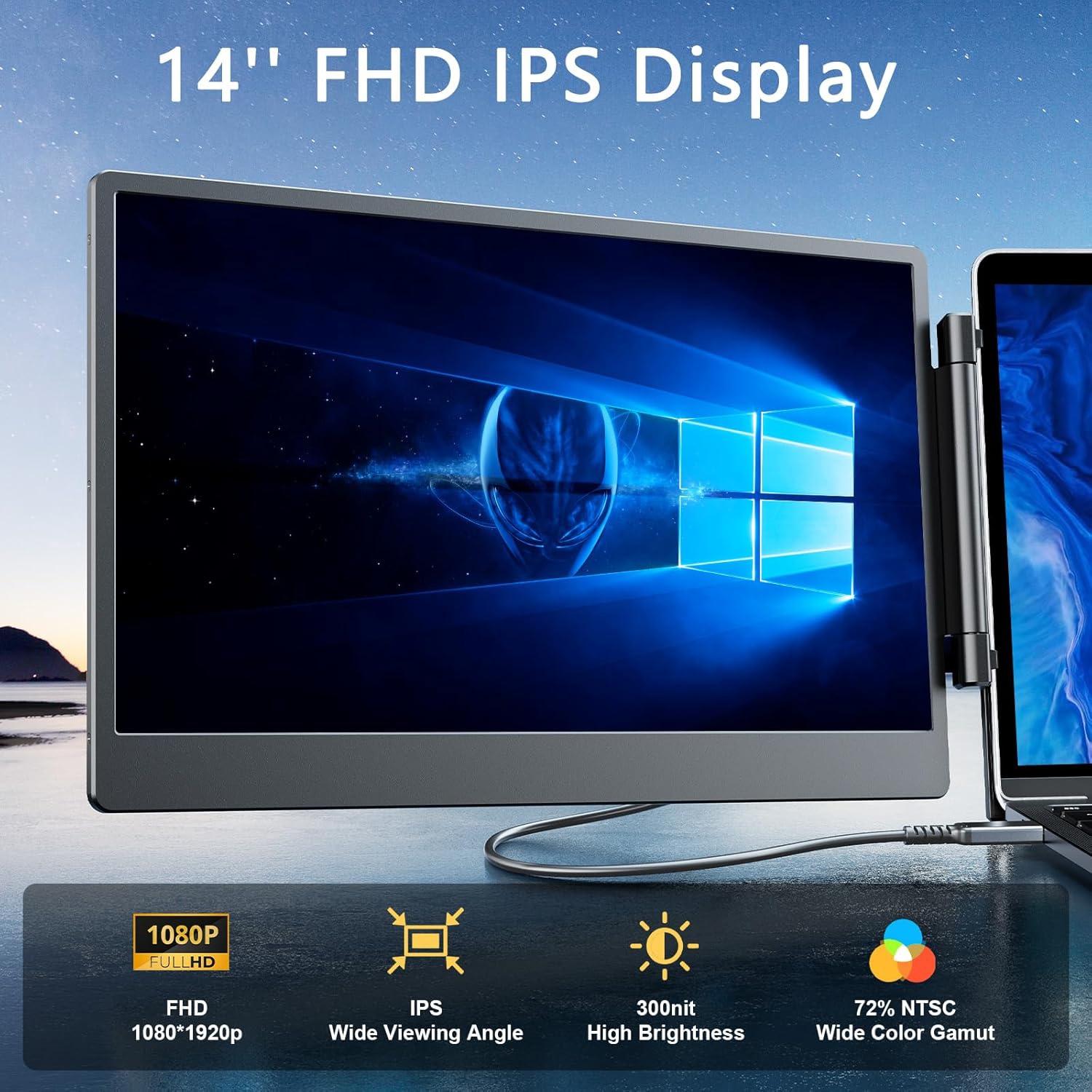 S3 Multiscreen, FHD 1080p 14’’