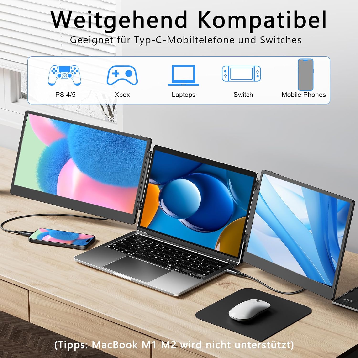S3 Multiscreen, FHD 1080p 14’’